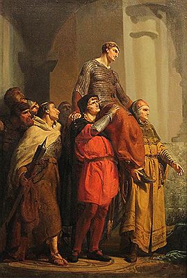 TRIUMPHAL RETURN OF WILLEM SAEFTINGEN TO THE ABBEY TERDOEST