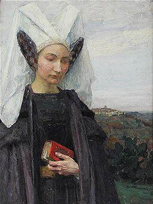 LADY IN MEDIEVAL COSTUME