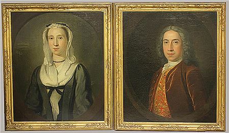 SIR RICHARD OSWALD (1705-1784) AND MARGARET RAMSAY OSWALD (-1788) (2)
