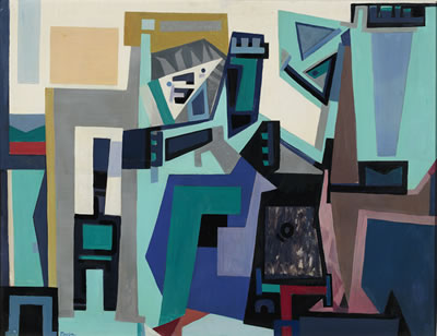 By the Sea (abstract) by Peter Busa - Auction record, sale price, and art valuation. Compare with similar artists and explore comparable artworks.