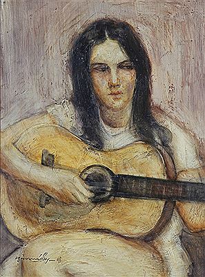 Girl with guitar