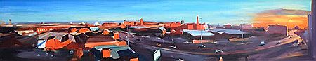 "Mancunian Way Sunset"