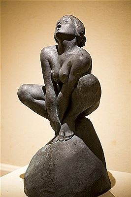 Girl on a Rock