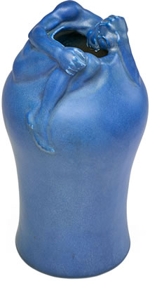 Important, early, and large Despondency vase