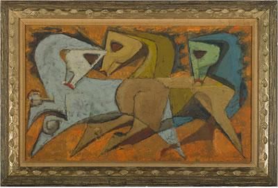 Untitled painting (Horses)