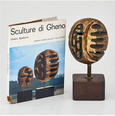 Abstract tabletop sculpture by Luigi Gheno - Auction record, sale price, and art valuation. Compare with similar artists and explore comparable artworks.