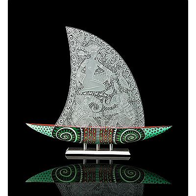 "Esmeralda" by KeKe Cribbs - Auction record, sale price, and art valuation. Compare with similar artists and explore comparable artworks.