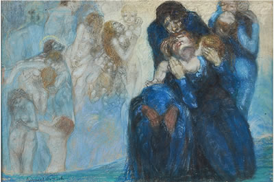 Sample artwork by Leonard de Buck (1874 - 1954), known for painting - View similar artists and auction records