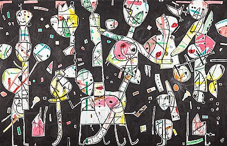 Befruchtungsriten 7 by Anselm Gluck - Auction record, sale price, and art valuation. Compare with similar artists and explore comparable artworks.