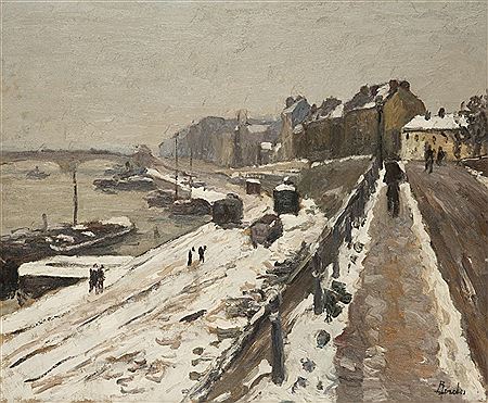 Rouen, les quais sous la neige by Leonard Bordes - Auction record, sale price, and art valuation. Compare with similar artists and explore comparable artworks.