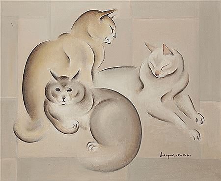 Trois chats