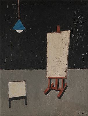 Nature morte au chevalet