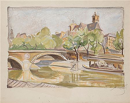 Vue de Paris (6) - Nu (1)