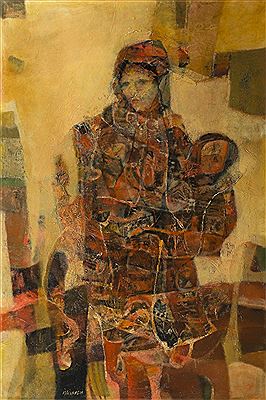 Sample artwork by M'Hamed Issiakhem (1928 - 1985), known for painting - View similar artists and auction records