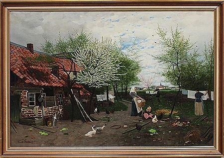 Bozen (Bolzano) "Apriltag/Motiv vom Niederrhein" by Harald Hugo Jacob Diecks - Auction record, sale price, and art valuation. Compare with similar artists and explore comparable artworks.