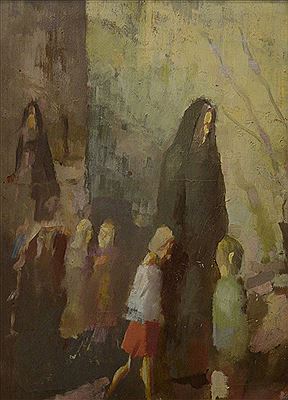 Mother and children (recto)