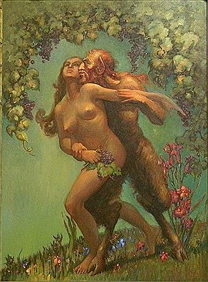 "Pan and Nymph"