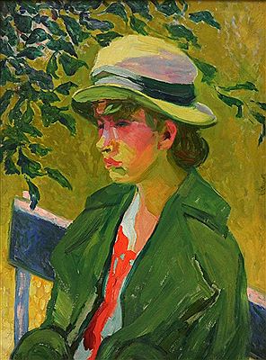 Girl in Green Jacket
