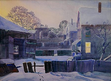 Snow on Houses