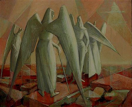 ''Angels on The Campus'' by Joseph Jankowski - Auction record, sale price, and art valuation. Compare with similar artists and explore comparable artworks.