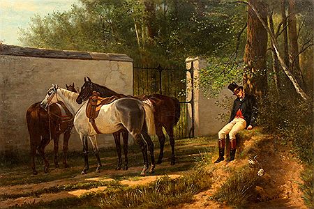 Le repos du cavalier