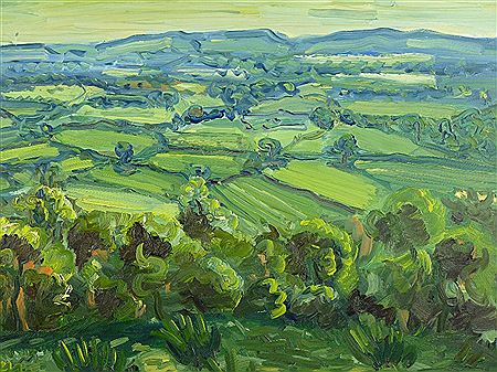 Expansive North Wales landscape