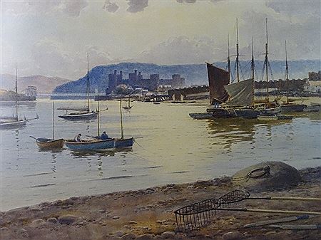 Conwy Harbour, Walls, Castle and Suspension Bridge
