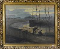 Pêcheurs au bord du canal