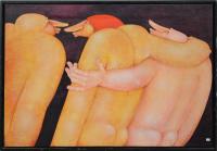 "Nu au bonnet rouge"