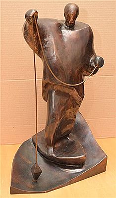 Personnage au fil de plomb by Tamas Vigh - Auction record, sale price, and art valuation. Compare with similar artists and explore comparable artworks.