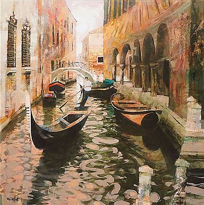Venice, the small canal