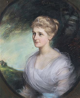 British Portraits of Monica Virginia Corbe Singleton and Mrs U C Singleton