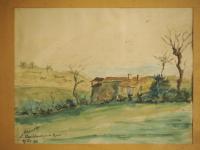 The chatelard near Rives, 1941 by Gabriel Ducultit - Auction record, sale price, and art valuation. Compare with similar artists and explore comparable artworks.