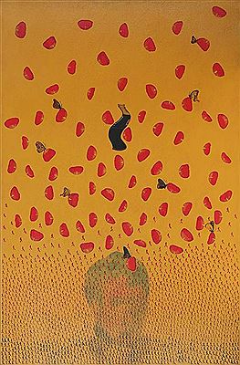 Sample artwork by Kiran Telkar (Born 1968), known for painting - View similar artists and auction records