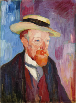 Man med stråhatt by Axel Bentzen - Auction record, sale price, and art valuation. Compare with similar artists and explore comparable artworks.