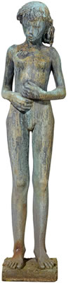 Stående flicka by Stig Blomberg - Auction record, sale price, and art valuation. Compare with similar artists and explore comparable artworks.