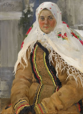 Village girl from Podgorny