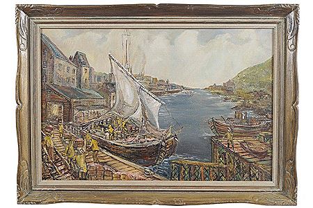Quayside scene