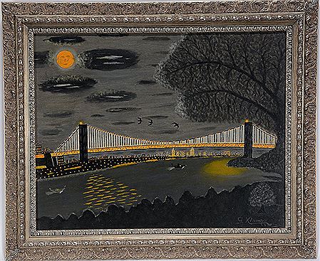 Brooklyn Bridge At Night.
