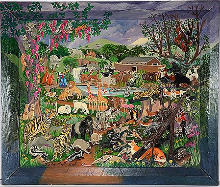 Noah’s Ark Before The Flood. by Carol Salas - Auction record, sale price, and art valuation. Compare with similar artists and explore comparable artworks.