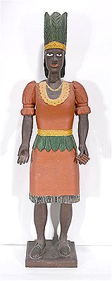 Indian Princess Cigarstore Figure
