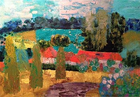 “Vue de Mon Jardin" (View of my Garden)
