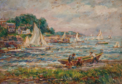 "Marblehead, 1924 (Shelling with William Acker)"
