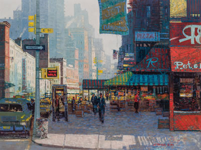 Sunday Morning, New York City by John Terelak - Auction record, sale price, and art valuation. Compare with similar artists and explore comparable artworks.