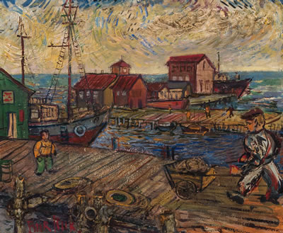 Wharf Scene