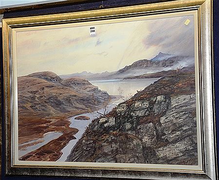 'Highland Scene The Two Hinds'