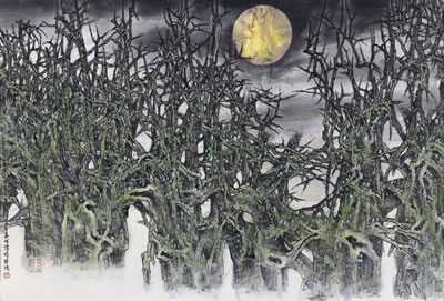 MOON IN COLD WOODS