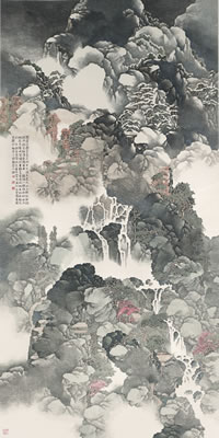 Sample artwork by Xubai Li (Born 1940), known for landscape painting - View similar artists and auction records