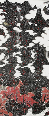 TEN THOUSAND PEAKS OF RED LEAVES by Ching Lo - Auction record, sale price, and art valuation. Compare with similar artists and explore comparable artworks.