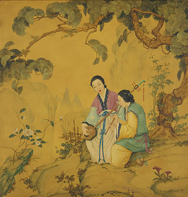 Sample artwork by David Ject-Key (1890 - 1968), known for street scene, figure and portrait painting - View similar artists and auction records